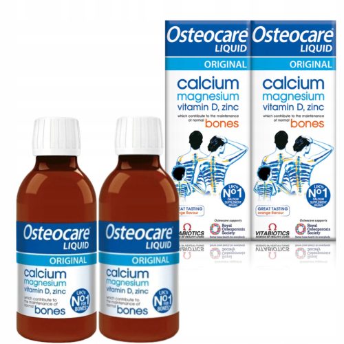 Vitabiotics Osteocare Flüssig: Kalzium & Magnesium mit Vitamin D3 - 200 ml
