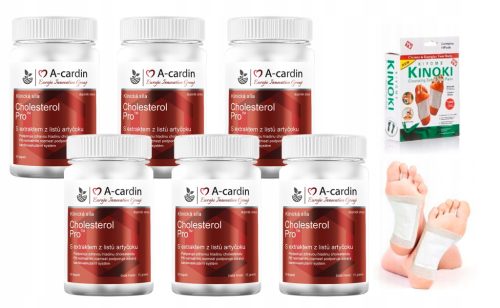 6x A-CARDIN PRO Set + GRATIS KINOKI Detox Pflaster – Unterstützung für Ihr Wohlbefinden