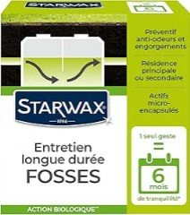  Starwax-Pulver zur Vorbereitung von Klärgruben