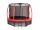  Jumpi Gartentrampolin 374cm/12FT Rot Plus