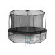 Jumpi Gartentrampolin 435cm/14FT Maxy Comfort Schwarz mit Innennetz