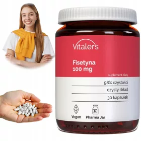   Vitaler's Fisetin 100 mg aus Cotinus coggygria - 30 Kapseln für Antioxidation und Zellschutz