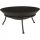  Tragbare Gartenfeuerstelle, 47 x 21 cm, schwarze Metallfeuerstelle