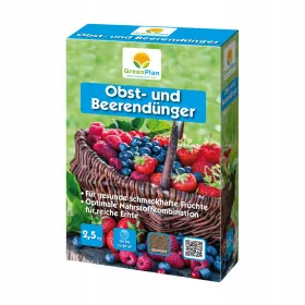    GREENPLAN Dünger für Erdbeeren, Himbeeren, Brombeeren und Heidelbeeren GP Obst und Beerendünger