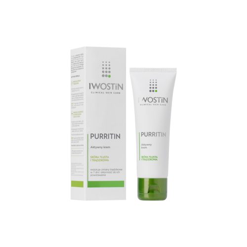 IWOSTIN PURRITIN Aktivcreme für den Tag für unreine Haut, 40 ml