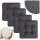  4x WASSERDICHTES KISSEN 45x45 GARTEN FÜR STUHL SESSEL MÖBEL GESTEPPT