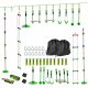  Ninja-Hindernisparcours für Kinder, 10m, Slackline-Set, Grün