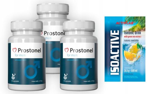 ProstonelZ Prostata-Unterstützung: 3er Pack Kapseln + GRATIS Isotonisches Getränk