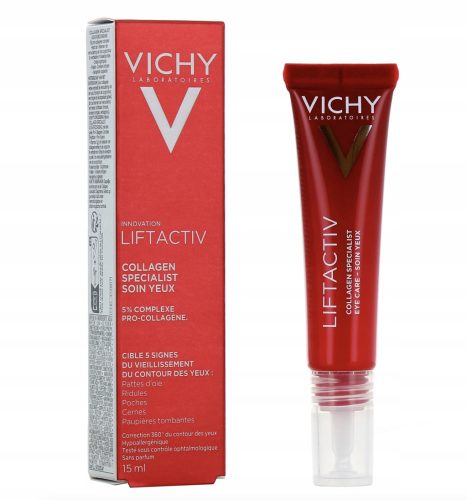 VICHY Liftactiv Collagen Specialist Augenpflege, 15 ml - Kampf gegen die Zeichen der Hautalterung