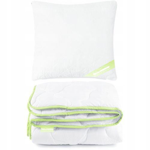 Antiallergischer Bettdecken- und Kissen-Set All Season mit Aloe Vera Anreicherung