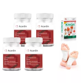 ACARDIN MAX - 4x30 Kapseln + 2 KINOKI Detox Pflaster GRATIS