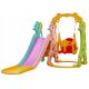  Kunststoffrutsche Giraffe, mit Schaukel und Korb, 150 x 135 x 120 cm