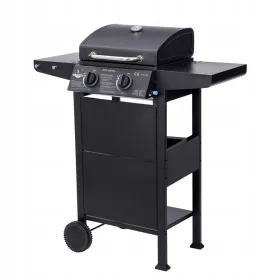    EL FUEGO SAN JOSE Gasgrill, 2 Brenner, Gusseisen-Gitter, Reduzierstück