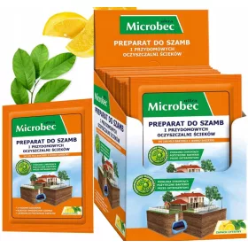    BROS - Microbec ULTRA 25g Zitronenduft - Klärgrubenreiniger - 18 Stk.