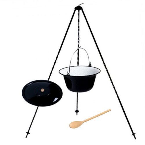  UNGARISCHER EMAILLIERTER WASSERKOCHER 3 L MIT STANDDECKEL