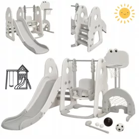 Costway 139 cm Rutsche zum Aufbau bis 49 kg