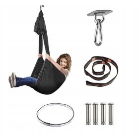    SENSORISCHE SCHAUKEL FÜR KINDER HÄNGEMATTE 280x150cm 100kg (rot)