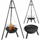  Gartenkamin Gartengrill Dreibein mit Gestell Lehmann Rost 60cm