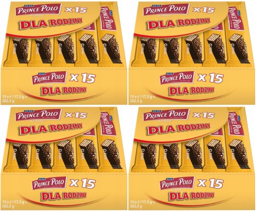 Prince Polo Classic Familienpackung - Knusprige Waffeln mit Kakao-Cremefüllung