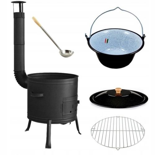  FELDKÜCHE + WASSERKOCHER 25L 42CM GRILLKELLE
