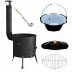  FELDKÜCHE + WASSERKOCHER 25L 42CM GRILLKELLE
