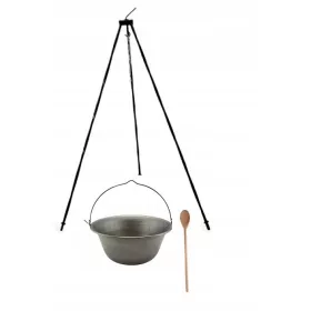  Ungarischer Rohzinnkessel 14 Löffelständer