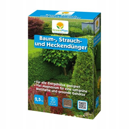  GREENPLAN Dünger für Bäume, Sträucher und Hecken GP Baum 2,5 kg