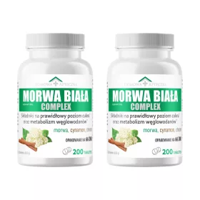   Morwa Biała Complex mit Zimt und Chrom - 400 Tabletten für gesunden Stoffwechsel