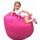  OUTDOOR-SESSEL rosa gepunkteter POUF SAKO TASCHE HAUS GARTEN TERRASSE BALKON