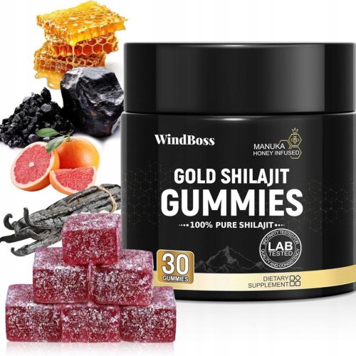 WindBoss Himalayan Shilajit Gummies mit Manuka-Honig – Natürlich & Vegan