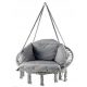  Gartenschaukel Storchennest mit Kissen XXL Grau 150kg