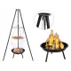  Großer Gartengrill Dreibein Feuerstelle 2in1