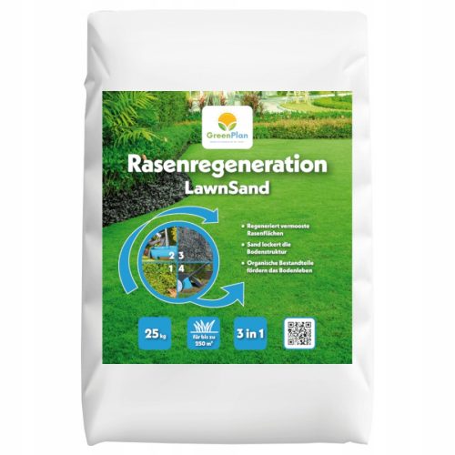  GREENPLAN Dünger zur Rasenregeneration mit Sand GP Rasenregeneration 25