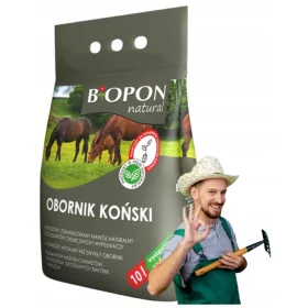    BIOPON PFERDEMIST, NATÜRLICHER DÜNGER, GRANULIERT, FÜR DEN ÖKOLOGISCHEN LANDBAU, 10L