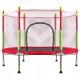  Gartentrampolin für Kinder mit Sicherheitsnetz, 140 cm, 55 Zoll, max. 150 kg