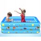  Quadratisches Schwimmbecken Planschbecken Aufblasbares PVC-Becken