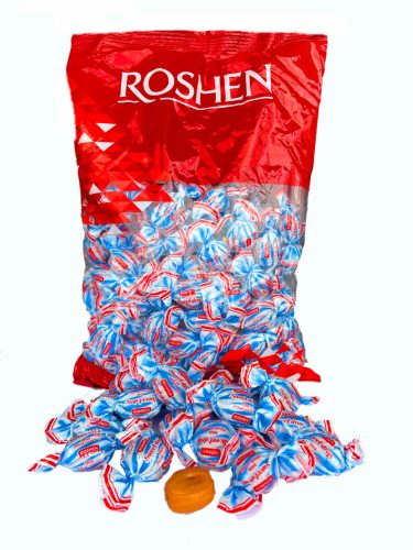 Roshen Sweet Drop Hartkaramellen mit weicher Milchfüllung, 1kg