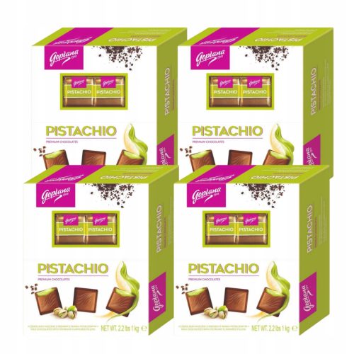 Pistazienpralinen von Goplana - 1kg edler Schokoladengenuss