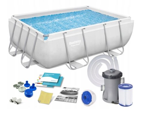 Bestway rechteckiger Rahmenpool 282 x 196 cm