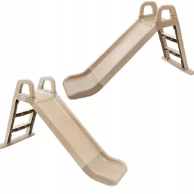    Rutsche für Kinder, 140 cm, Garten, große Rutsche, einfarbige Rutsche