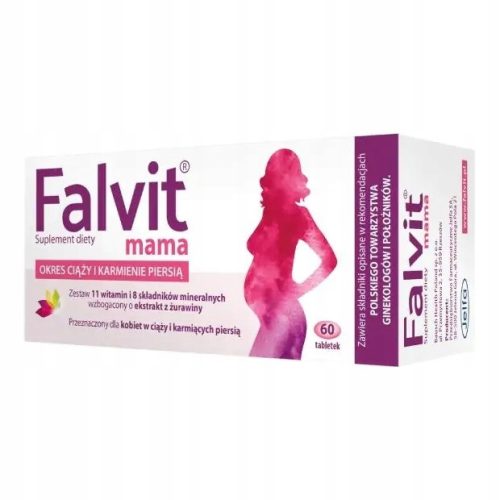Falvit Mama - Vitamine für Schwangere und Stillende, 60 Tabletten