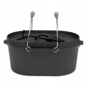    Gusseisenbackofen Wild Embers 9 L - Dutch Oven KAWMET Outdoor