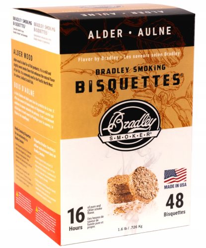 Bradley Erlengeschmacksbriketts, 48 Stk.