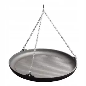    Gusseisenpfanne für ein Dreibein-Lagerfeuer Breite Ø63cm KAWMET W00382