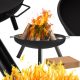  Großer Gartenkamin Grillen Gartengrill Dreibein groß mit Griffen