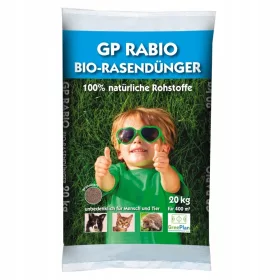    GREENPLAN Rasendünger GP Rabio BIO organisch Langzeitwirkung 20 kg