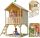  HOLZGARTENHAUS FÜR KINDER AUF STELZEN Sandkasten GROSSER SPIELPLATZ