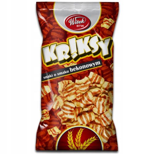 Knusprige Bacon-Snacks Kriksy - Intensiver Geschmack in 60g Packung