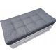  Palettenkissen 120 x 60 Silber 23 Grau