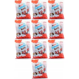   10x Kinder Schoko Bons, 125g - Schokoladige Haselnusspralinen
